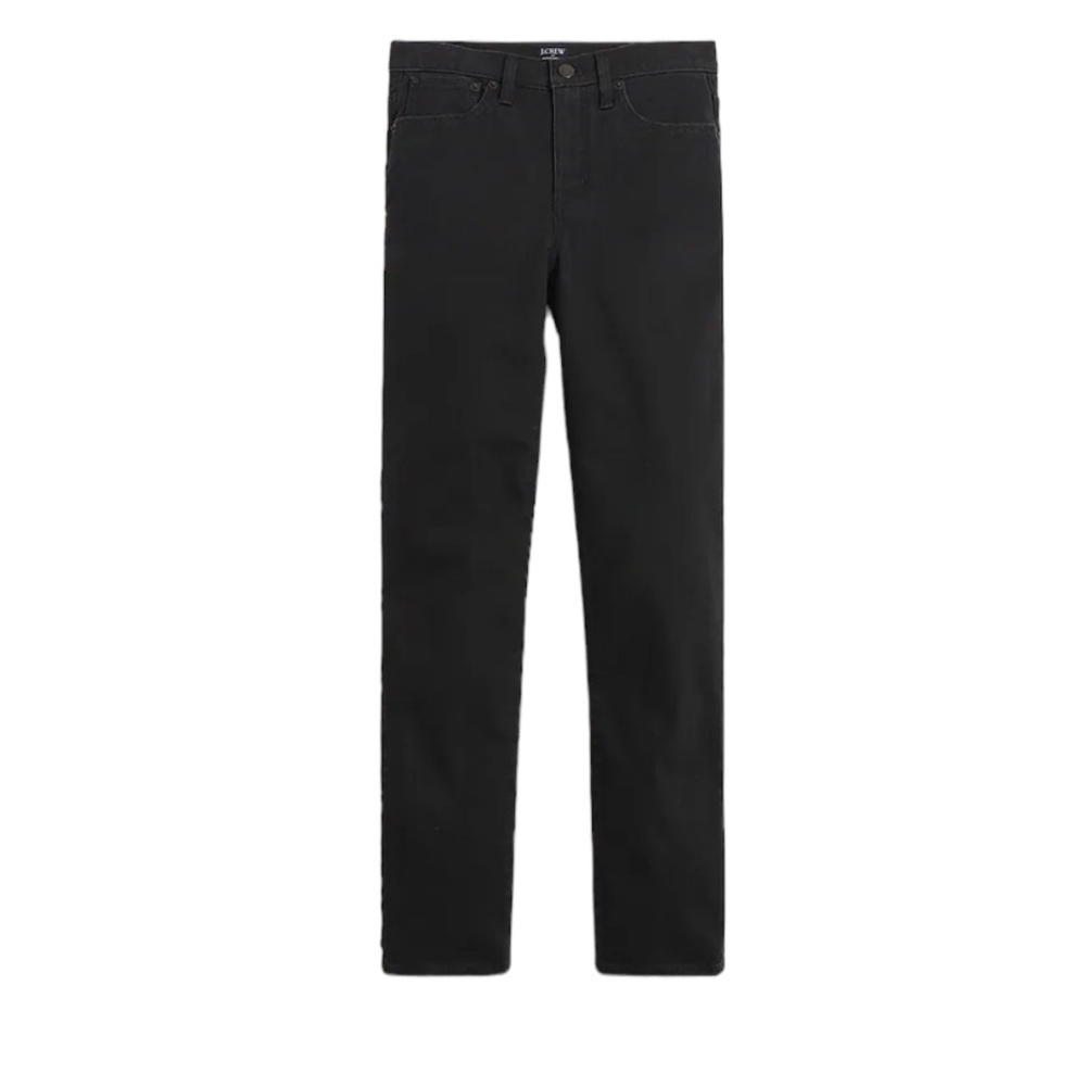 J. Crew - Essential Straight Black Jean In All Day Stretch Sz